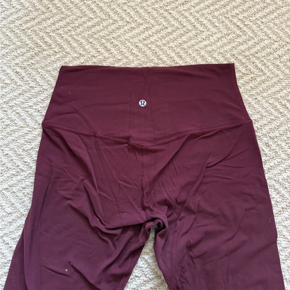 lululemon athletica Burgundy Leggings - Picture 2 of 2